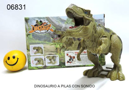 Imagen de DINOSAURIO A PILAS CON SONIDO Y DESP.TIRANOSAURIO REX DINOSAUR 9.24